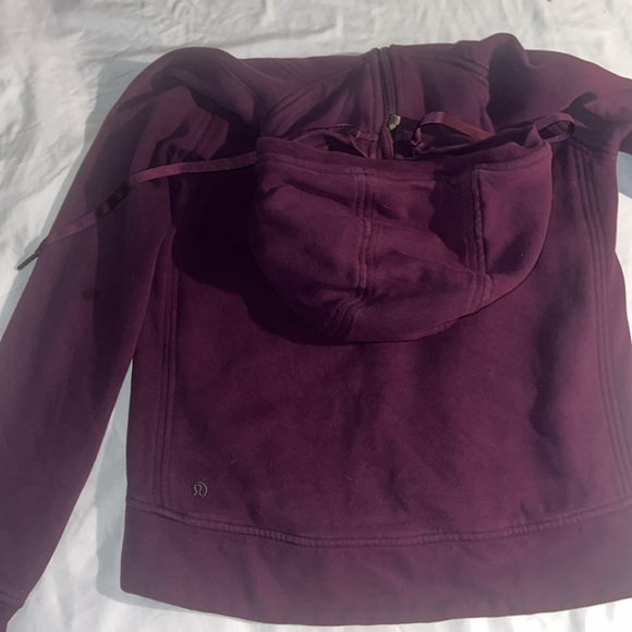Lululemon Fleece Please Hoodie Dark Purple size 4 - Picture 11 of 11